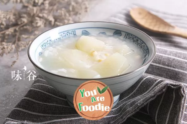 Cough relieving Chuan Bei Xue Li congee