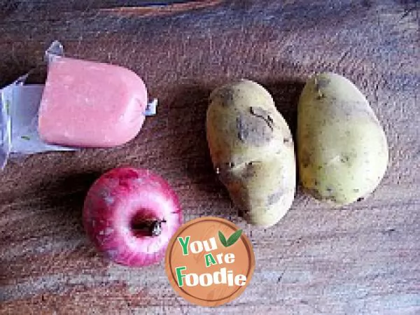 Greedy snack --- onion, ham and potato cake (two ways to eat)