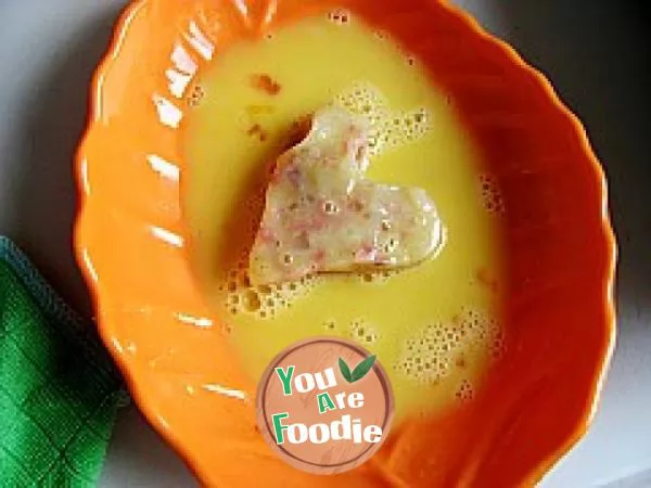 Greedy snack --- onion, ham and potato cake (two ways to eat)