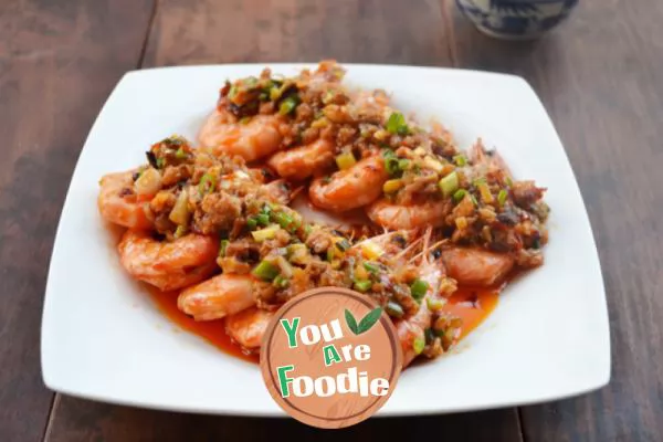 Braised-prawns