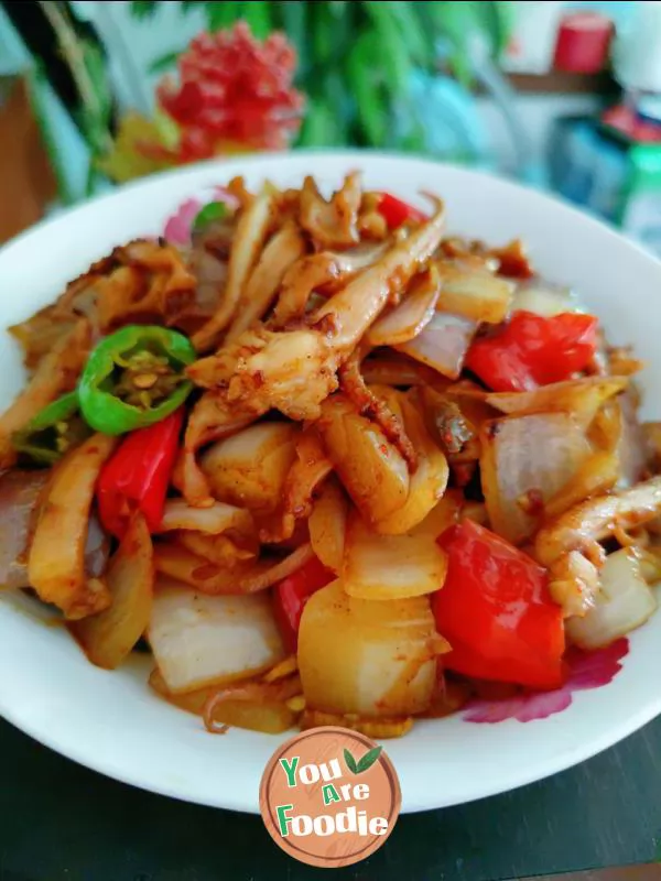 Stir-fried-squid-whiskers