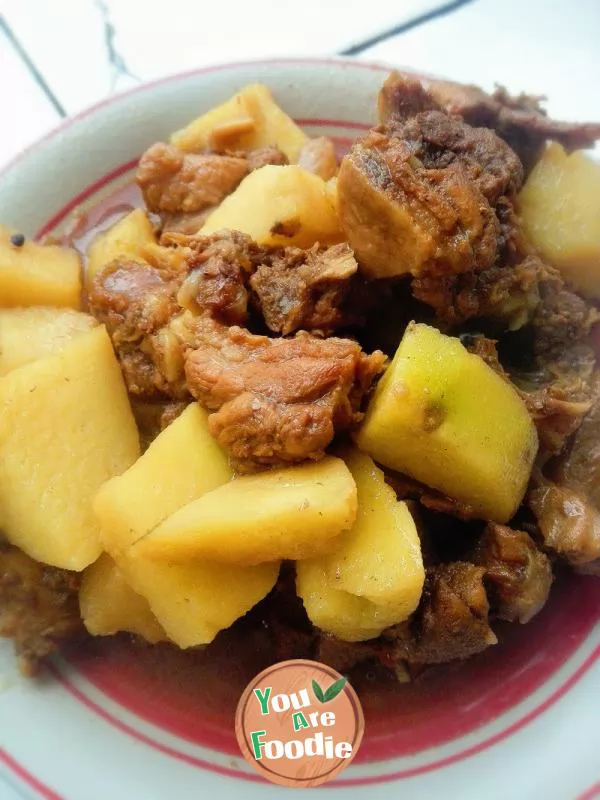 Stewed-potato-with-duck