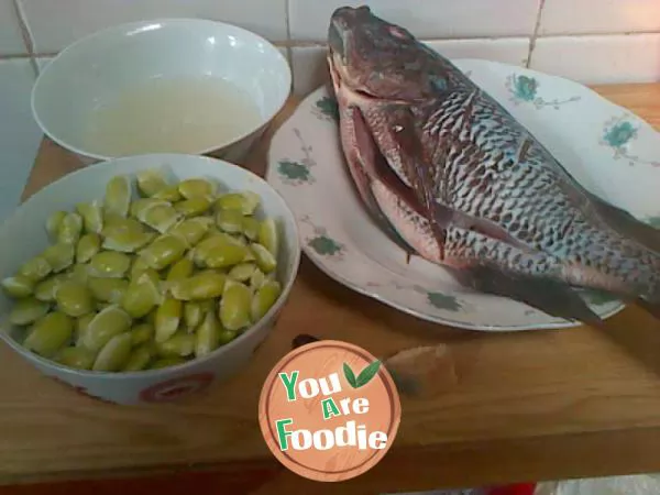 Fushou fish with glutinous beans