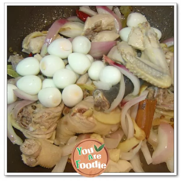 Can it be more delicious---- Braised chicken with quail eggs