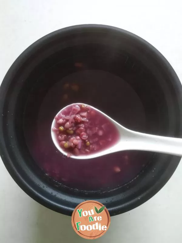 Purple potato porridge