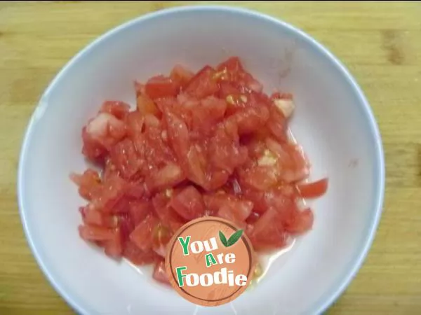 【 eat cold noodles in a different way 】 cold noodles with tomato and sesame paste