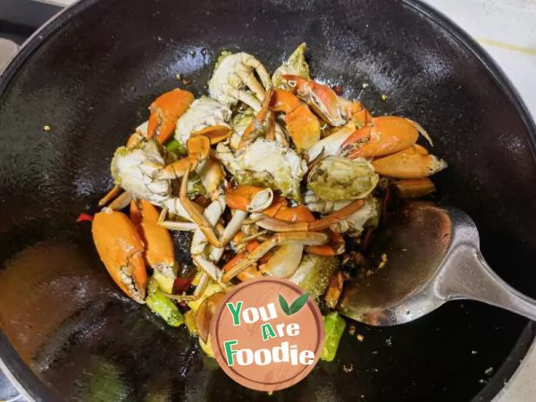 Sauteed Crab in Hot and Spicy Sauce