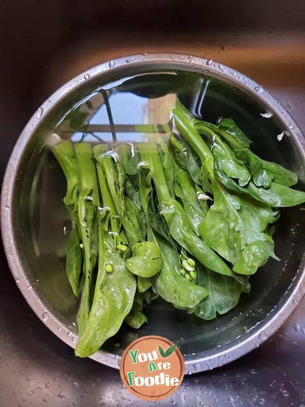 Boiled Chinese Broccoli