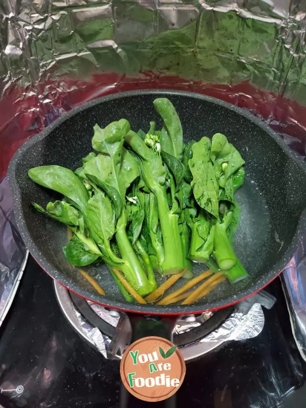 Boiled Chinese Broccoli