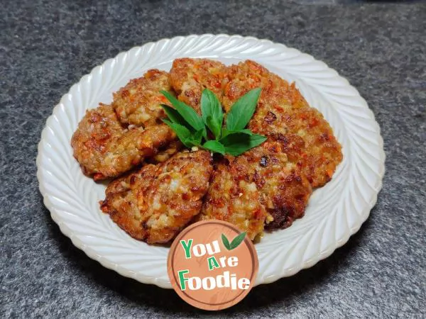 Fried Lotus Root Meat Cake