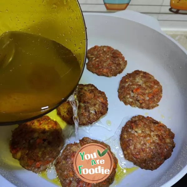 Fried Lotus Root Meat Cake