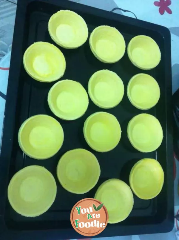 Banana mango Portuguese egg tart