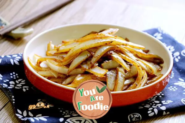 Stir fried onion with cumin