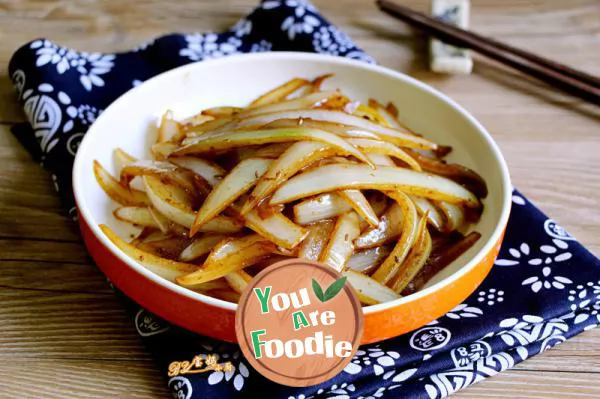 Stir fried onion with cumin