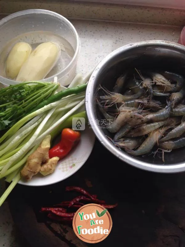 Fried Shrimps in Hot and Spicy Sauce