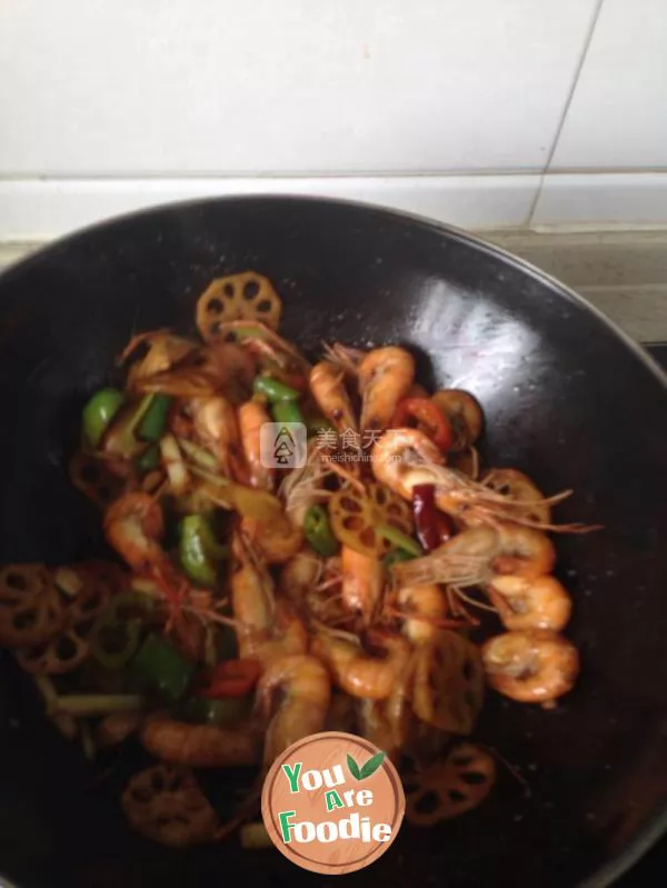 Fried Shrimps in Hot and Spicy Sauce