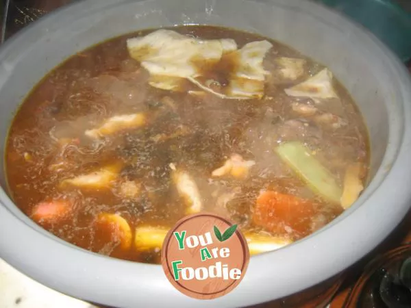 Chicken hotpot