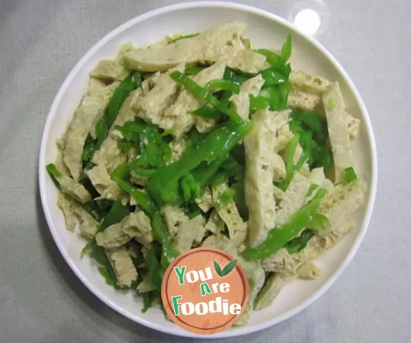 Crispy Tofu with green pepper