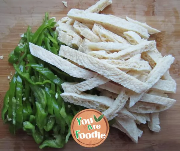 Crispy Tofu with green pepper