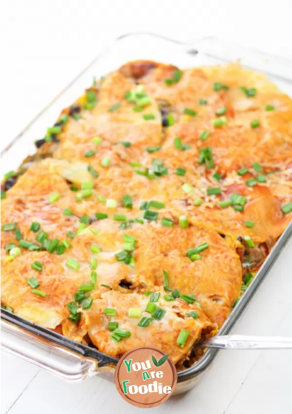 Baked sweet potato with cheese