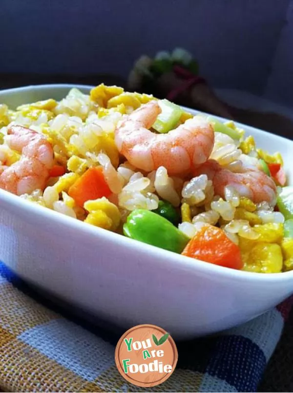 Stir-Fried Rice with Shrimp