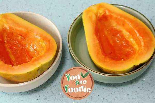 Four good desserts to drive away autumn dryness: [double snow, red dates, Papaya Boat]