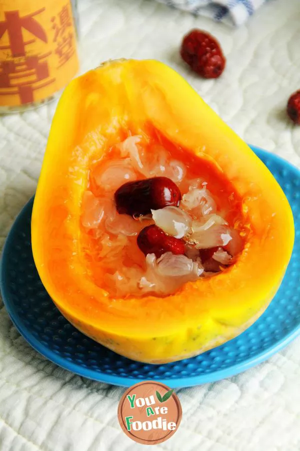 Four good desserts to drive away autumn dryness: [double snow, red dates, Papaya Boat]