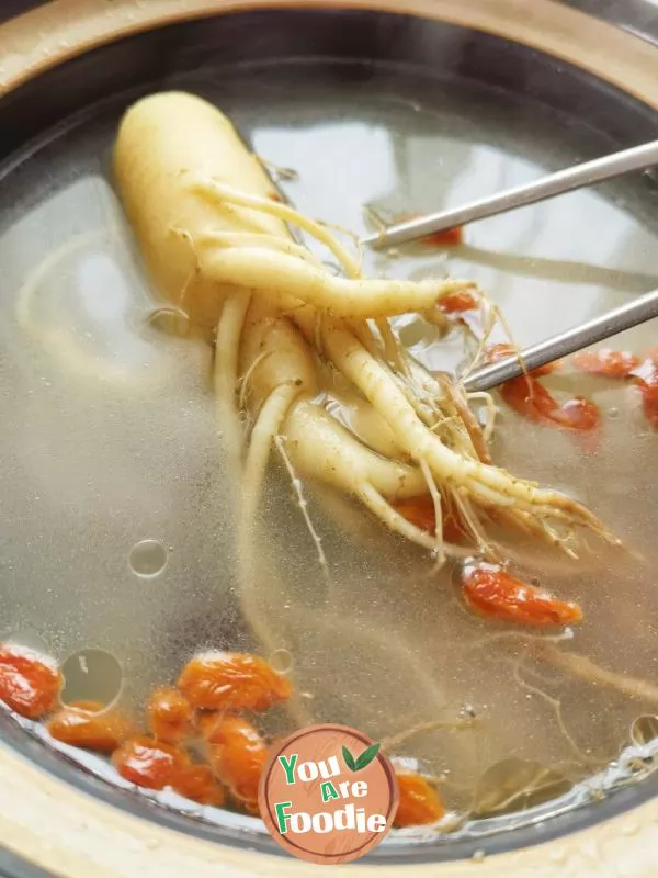 Fresh Ginseng and Chinese Yam Rib Soup