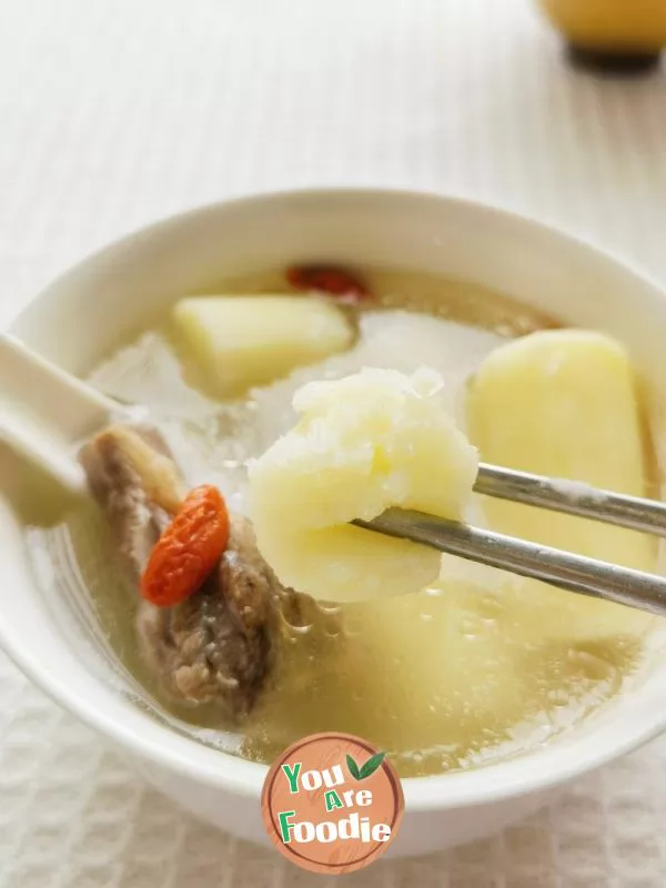 Fresh Ginseng and Chinese Yam Rib Soup