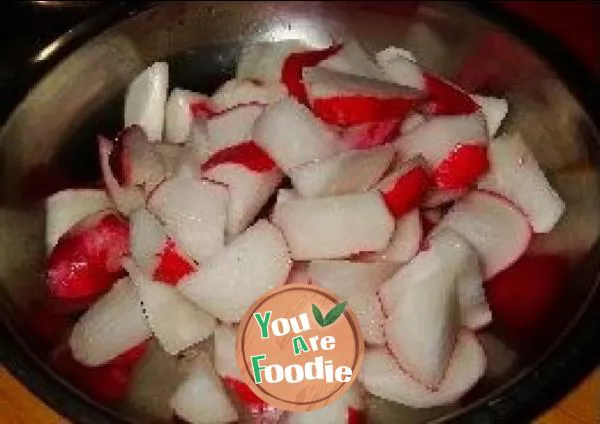 Boiled radish