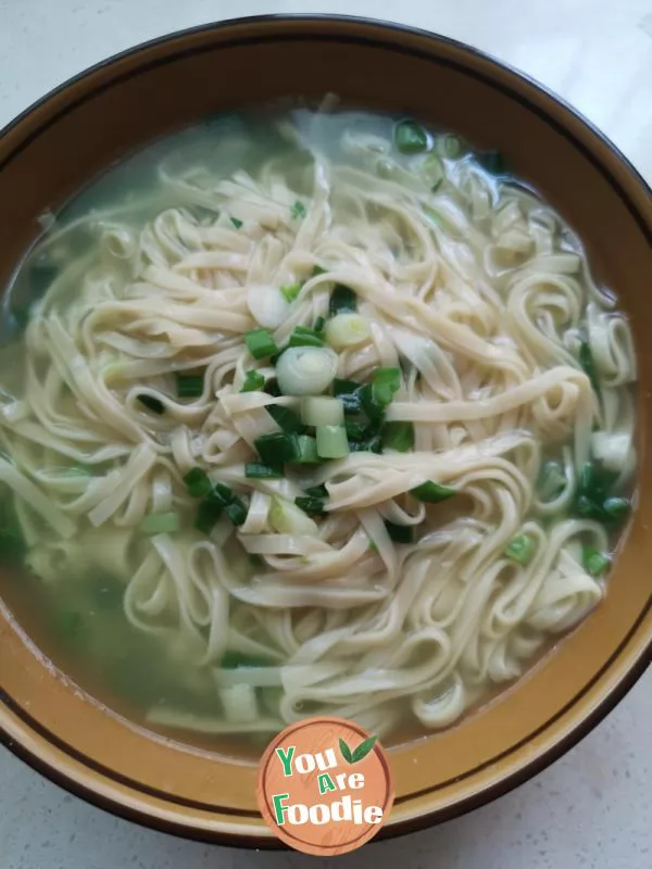 Scallion noodles