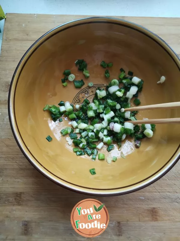 Scallion noodles