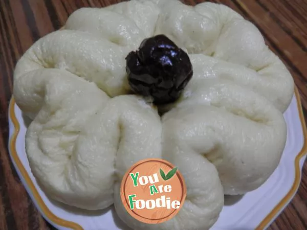 [Kaifeng] Spring Festival steamed bread - eight petaled Jujube Flower