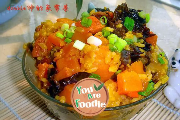 Kwai rice - 【 preserved pumpkin rice 】