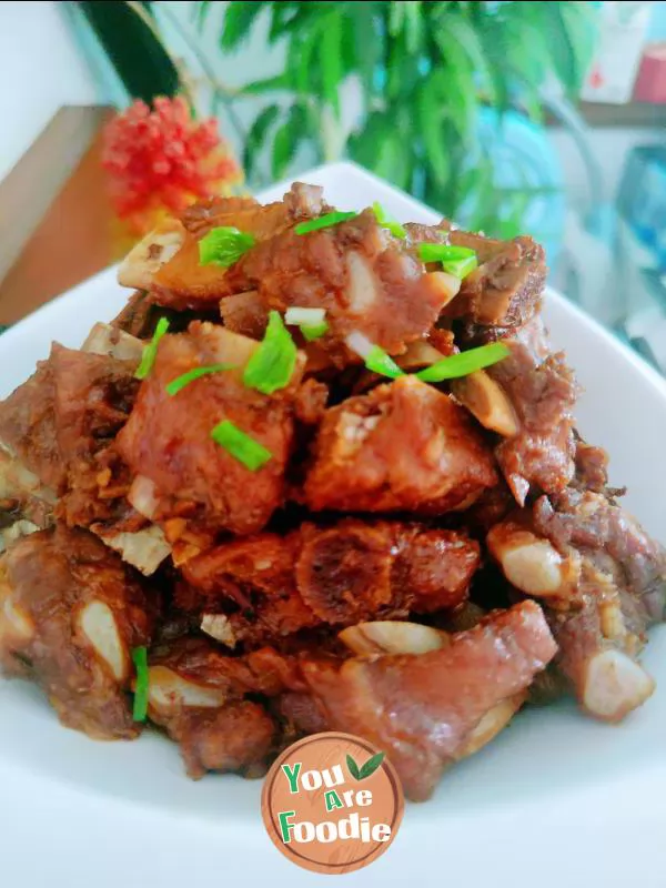 Stewed spareribs in electric pressure cooker