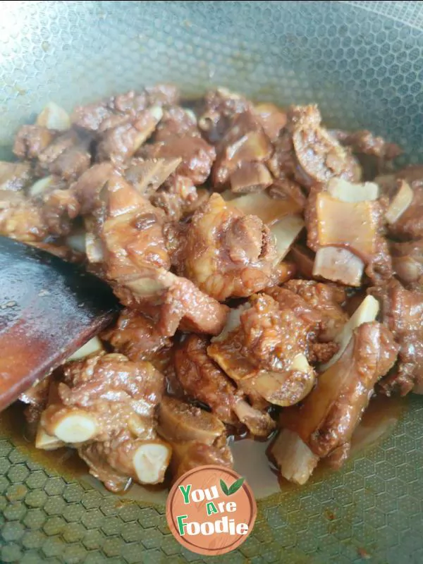 Stewed spareribs in electric pressure cooker