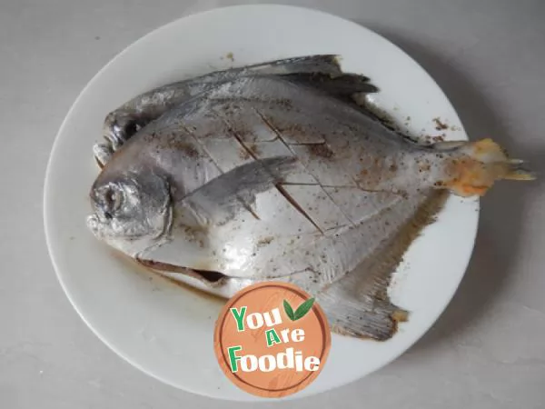 Pan Fried Pomfret