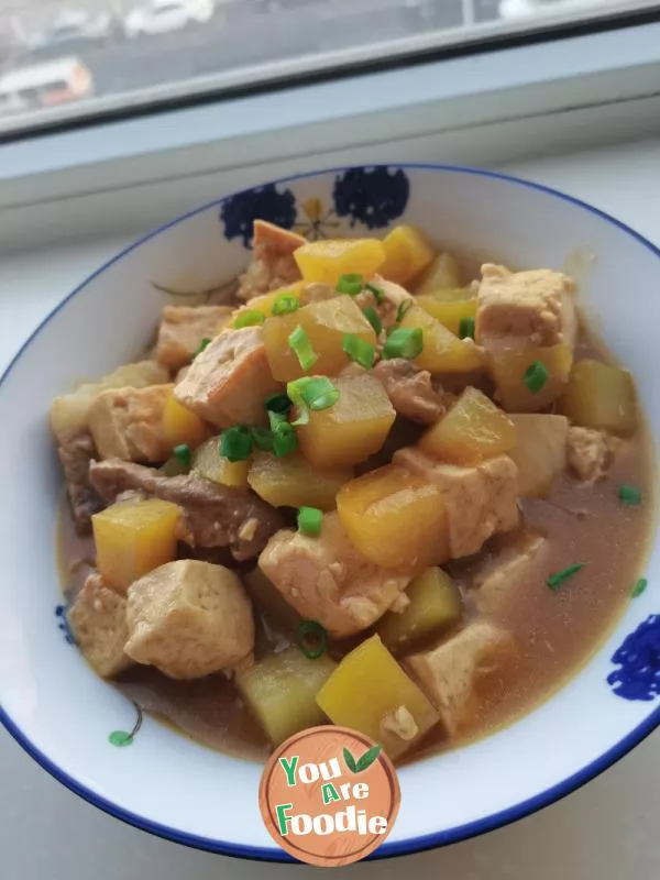 Braised Tofu with Potatoes