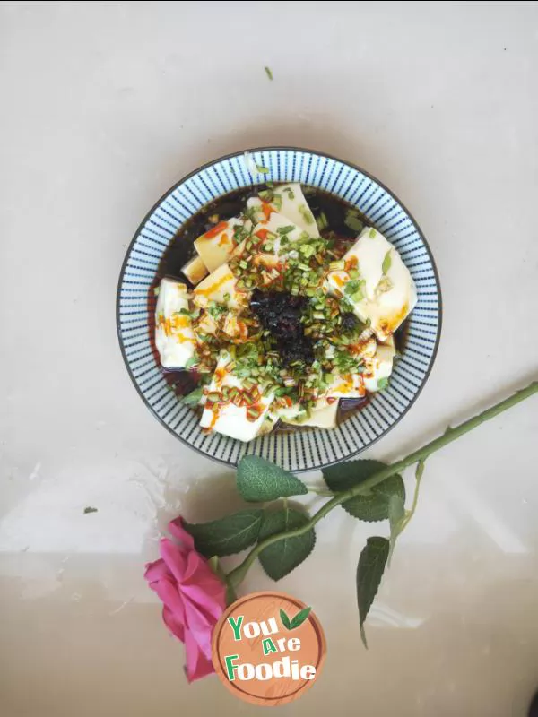 Super simple lactone tofu in cold sauce