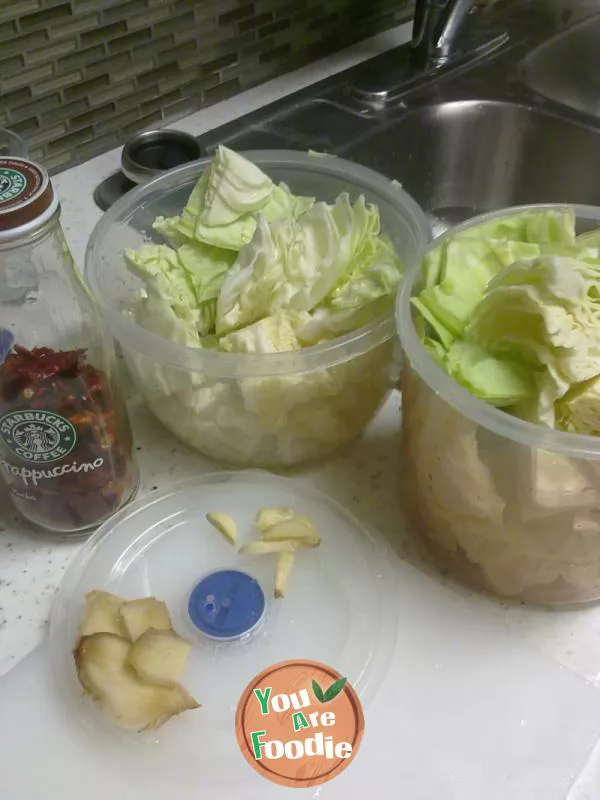 Stir fried cabbage