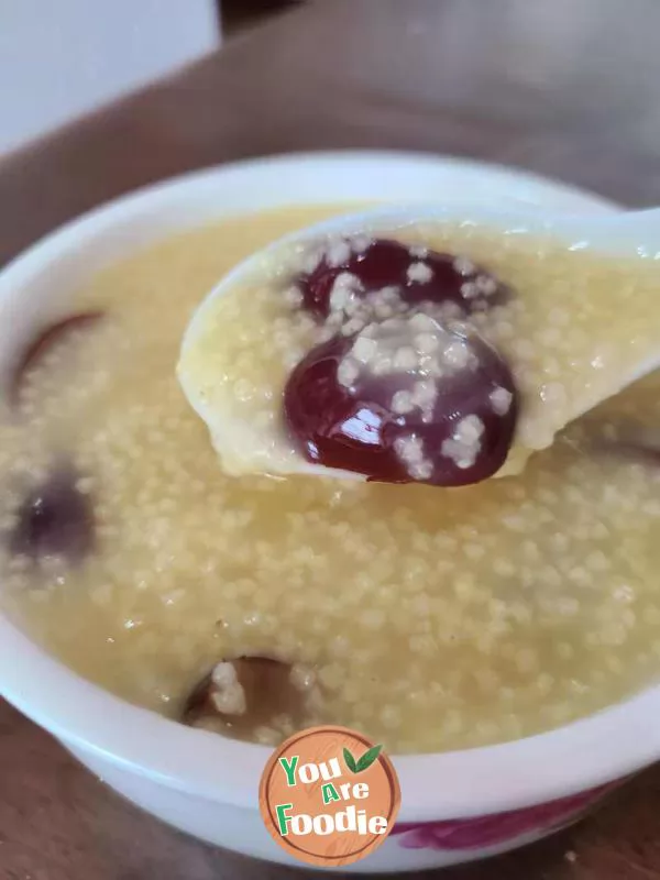 Millet and jujube Congee