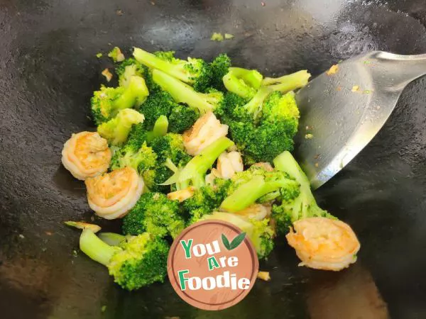 Stir fried Shrimp with Broccoli