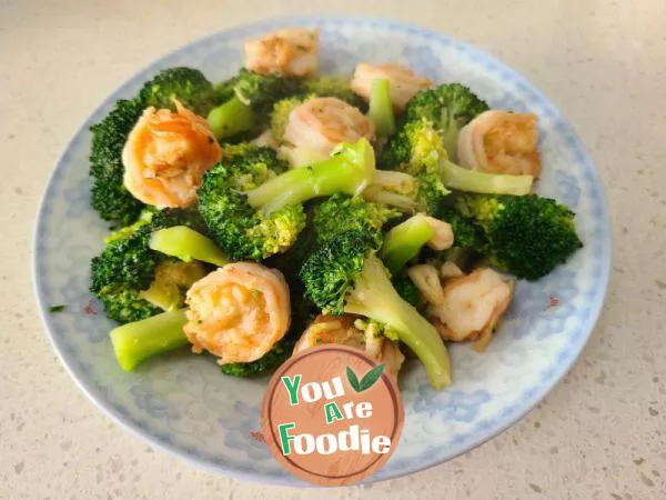 Stir fried Shrimp with Broccoli