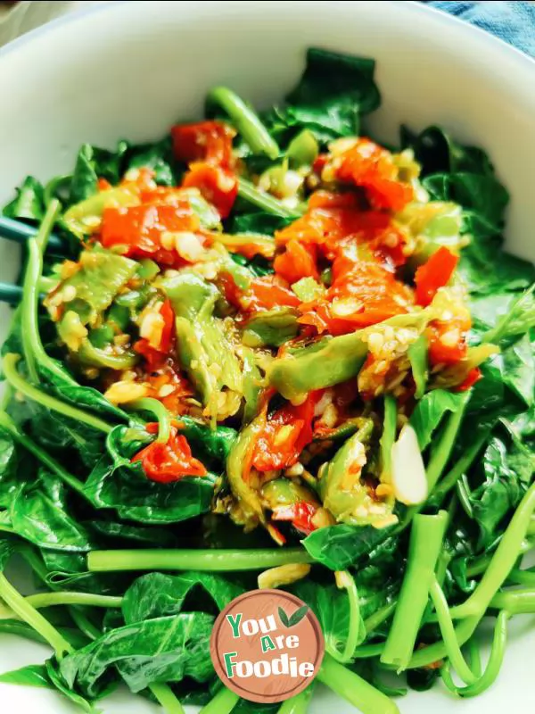 Stir fried cabbage with chili