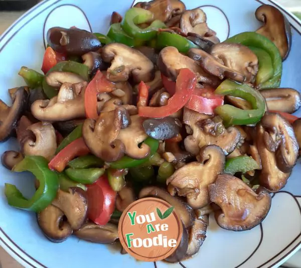 Mushroom in oyster sauce