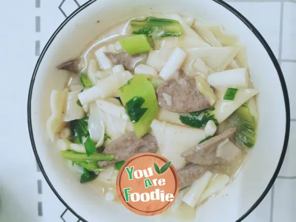 Boiled-Wonton-Skin-with-Pork-Liver-and-Vegetables