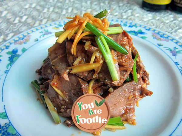 Beef in sauce