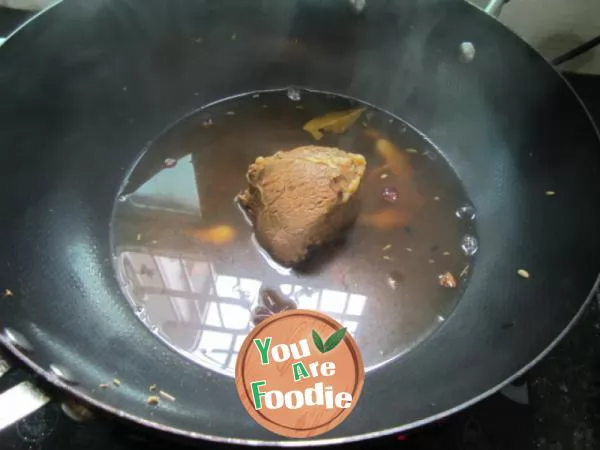 Beef in sauce