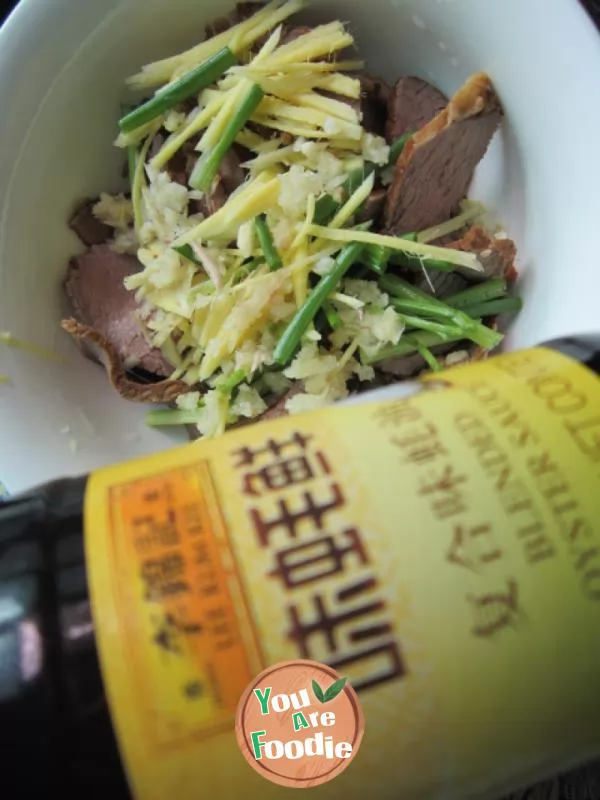 Beef in sauce