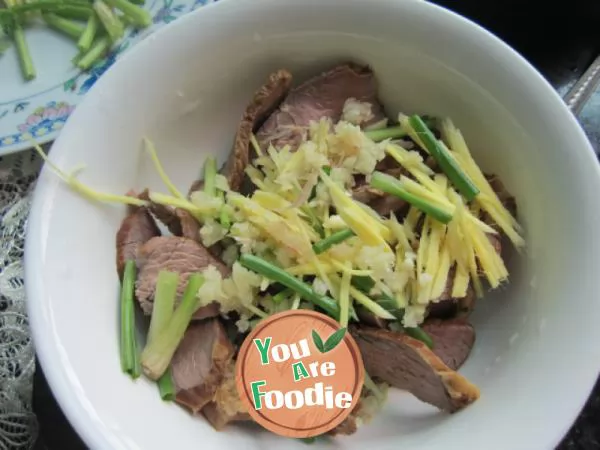 Beef in sauce
